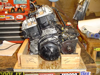 rg500 engine crate mounted left