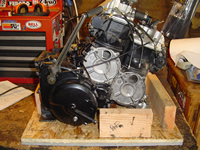 rg500 engine crate mounted right